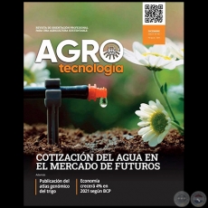 AGROTECNOLOGÍA – REVISTA DIGITAL - DICIEMBRE - AÑO 9 - NÚMERO 115 - AÑO 2020 - PARAGUAY